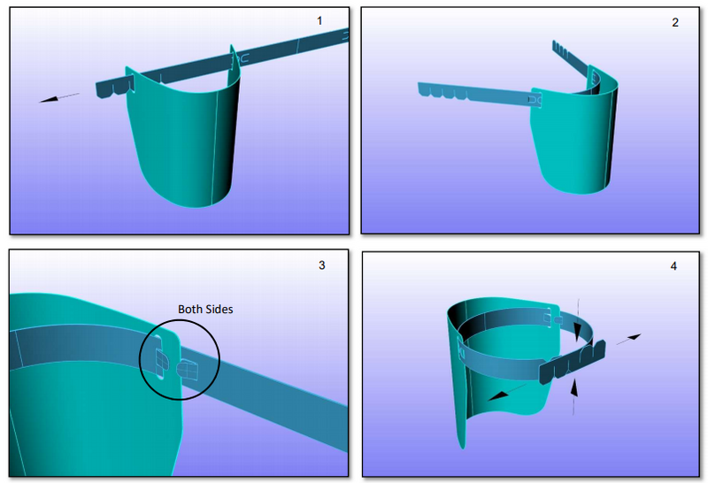 Child Face Shield FS 1200-Child - 100 Face Shields